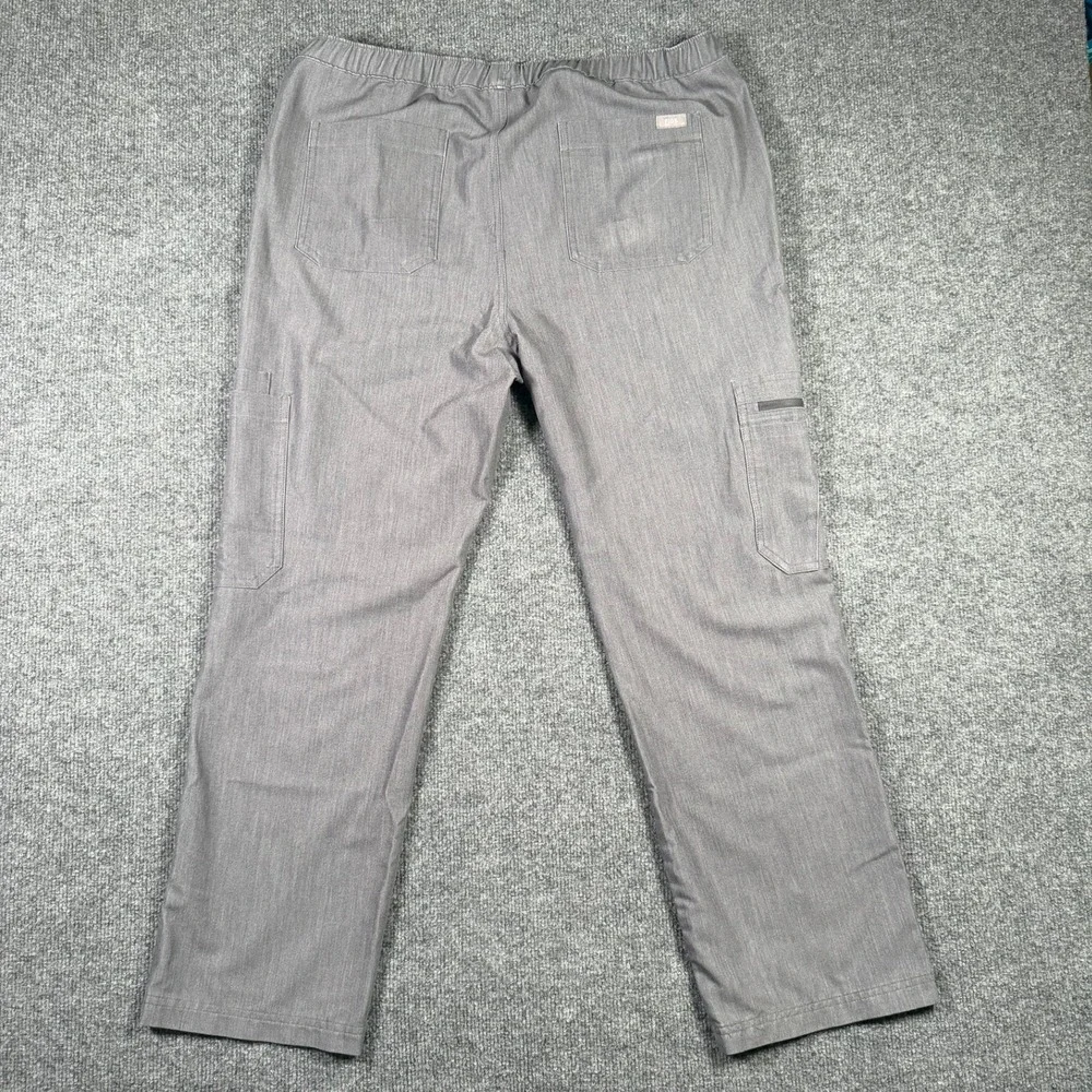 Figs Cairo Cargo Scrub Pants Men Large Gray Technical Collection TM3001S PO 2771